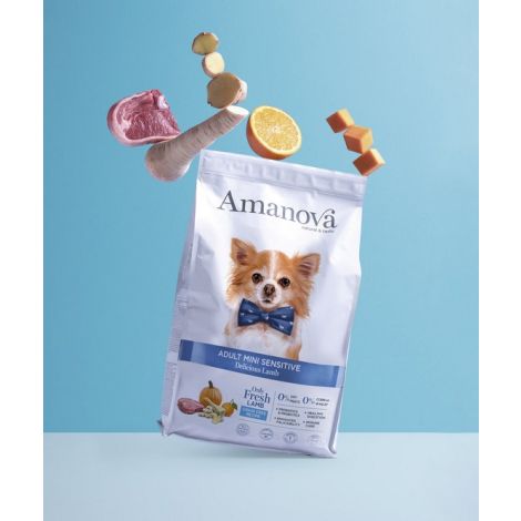 Amanova Dog Adult Mini Sensitive Delicious Lamb - jagnięcina 2kg - 3