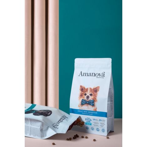 Amanova Dog Adult Mini Sensitive Delicious Lamb - jagnięcina 2kg - 6
