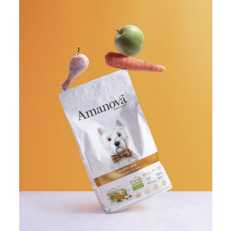 Amanova Dog Puppy Mini Exquisite Chicken - kurczak 2kg - 3