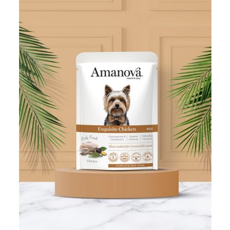 Amanova Dog Adult Exquisite Chicken - kurczak saszetka 300g [P03] - 3