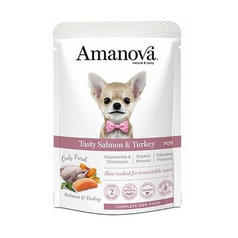 Amanova Adult Tasty Salmon & Turkey saszetka 100g