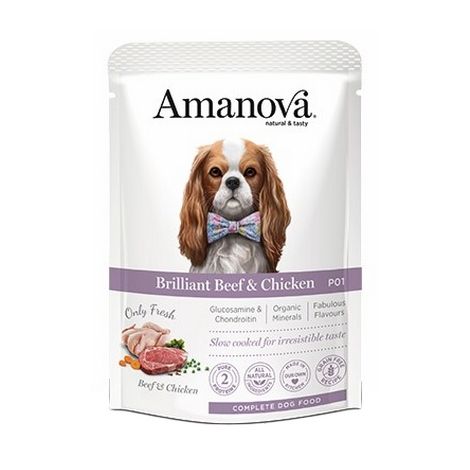 Amanova Adult Brilliant Beef & Chicken saszetka 300g