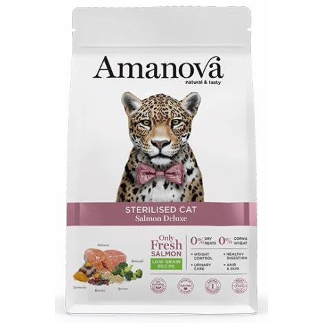 Amanova Kot Sterilised Salmon Deluxe 1,5kg