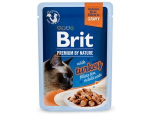 Brit Premium Cat Fillets with Turkey sos saszetka 85g