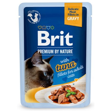 Brit Premium Cat Fillets with Tuna sos saszetka 85g