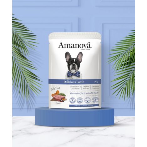 Amanova Dog Adult Delicious Lamb - jagnięcina saszetka 100g [P15] - 3