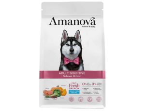 Amanova Dog Adult Sensitive Salmon Deluxe - łosoś 2kg