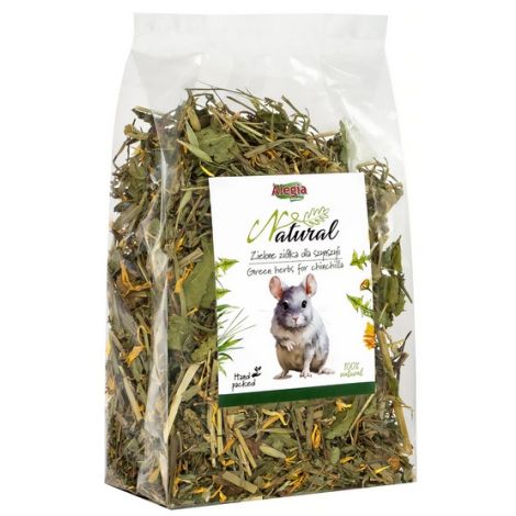 Alegia Natural Zielone ziółka dla szynszyli 120g - 2