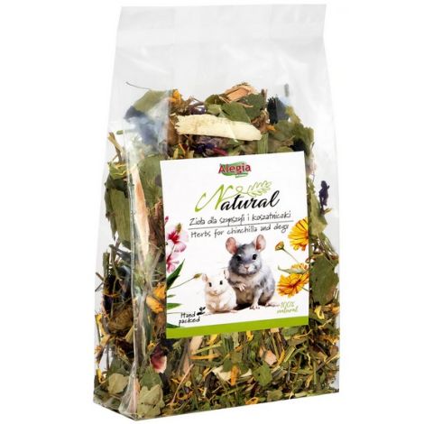 Alegia Natural Zioła dla szynszyli i koszatniczki 100g - 2