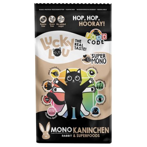 Lucky Lou Food Code Mono Królik 340g