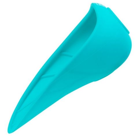 Collar WauDog Silicone Dysza do picia - końcówka 165x90mm niebieska - 2