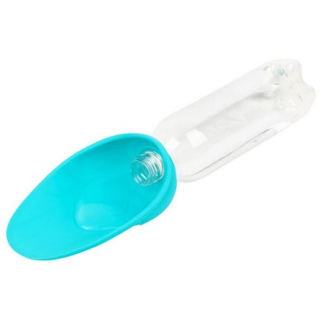 Collar WauDog Silicone Dysza do picia - końcówka 165x90mm niebieska - 5