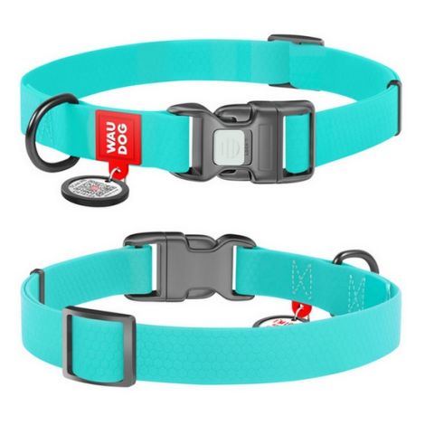 Collar WauDog Waterproof Obroża wodoodporna z QR-paszportem, akumulująca światło, plastikowy fastex, 15mm/25-35cm - 2