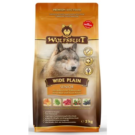 Wolfsblut Dog Wide Plain Senior - konina i bataty 2kg - 2