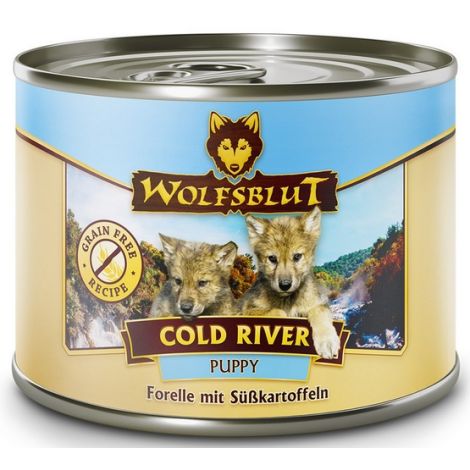 Wolfsblut Dog Cold River - pstrąg i bataty puszka 200g