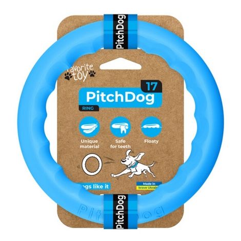 Collar PitchDog17 Pierścień do aportowania 17cm niebieski
