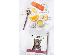 Amanova Cat Adult Salmon Deluxe - łosoś 1,5kg - 2