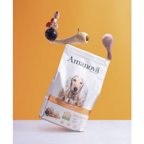 Amanova Dog Adult Medium Exquisite Chicken - kurczak 12kg - 3