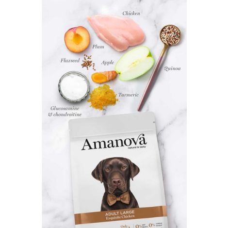 Amanova Dog Adult Large Exquisite Chicken - kurczak 12kg - 2