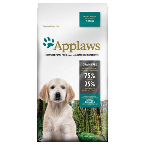 Applaws Puppy Small & Medium Breed Kurczak 7,5kg