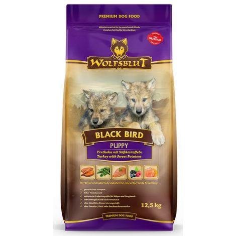 Wolfsblut Dog Black Bird Puppy - indyk i bataty 12,5kg - 2