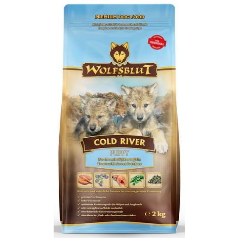 Wolfsblut Dog Cold River Puppy - pstrąg i bataty 2kg - 2