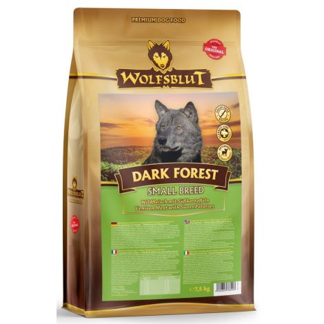 Wolfsblut Dog Dark Forest Small - dziczyzna i bataty 7,5kg - 2