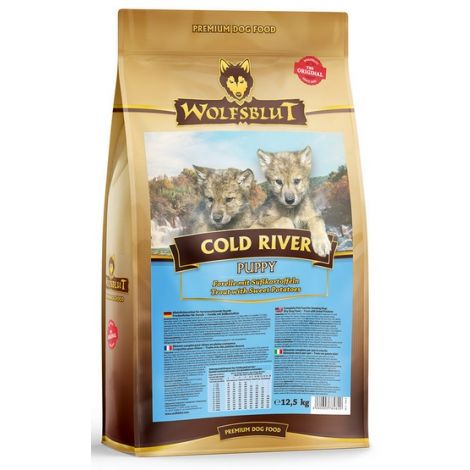 Wolfsblut Dog Cold River Puppy - pstrąg i bataty 12,5kg