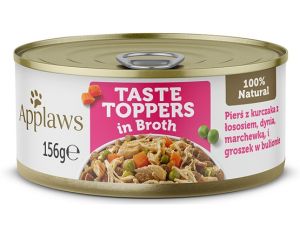 Applaws Dog Taste Toppers puszka z kurczakiem, łososiem i warzywami 156g