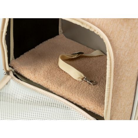 Trixie Plecak Willow do transportu psa 38x25x45cm beżowo-brązowy [TX-28831] - 10