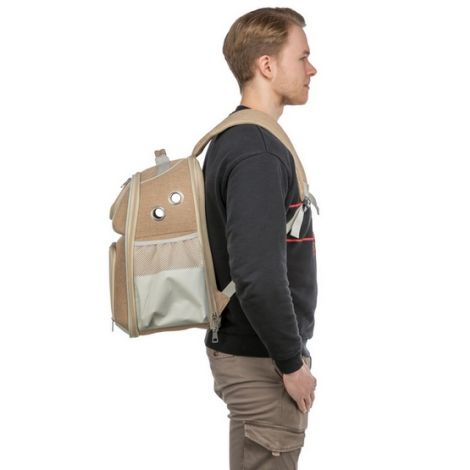 Trixie Plecak Willow do transportu psa 38x25x45cm beżowo-brązowy [TX-28831] - 12