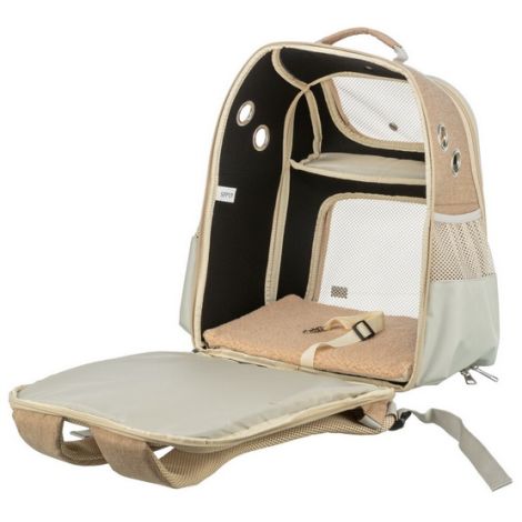 Trixie Plecak Willow do transportu psa 38x25x45cm beżowo-brązowy [TX-28831] - 6