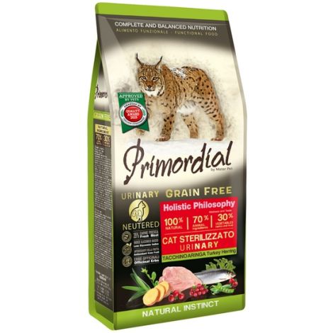 PROMOCJA 400g + 400g Primordial Cat Grain Free Urinary Turkey & Herring 400g [termin ważności: 12.09.2025]