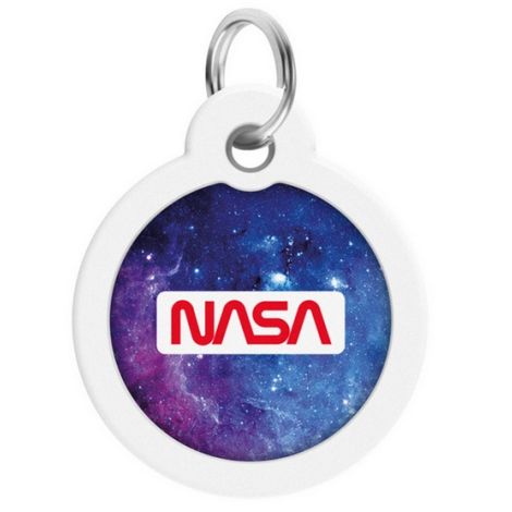 Collar WauDog Smart ID Zawieszka z QR-paszportem okrągła 3cm NASA21 - 2