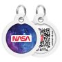 Collar WauDog Smart ID Zawieszka z QR-paszportem okrągła 3cm NASA21