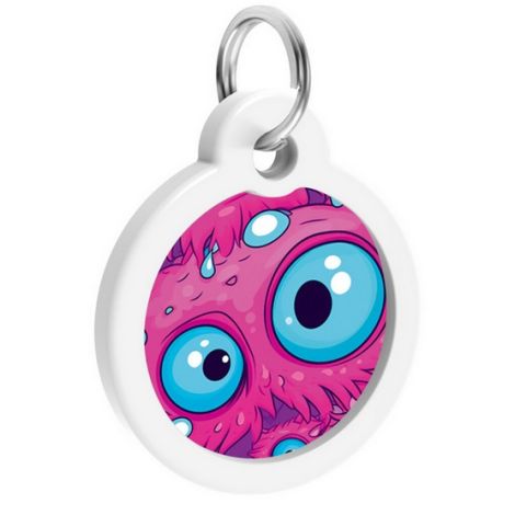 Collar WauDog Smart ID Zawieszka z QR-paszportem okrągła 3cm oko potwora - 4