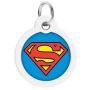 Collar WauDog Smart ID Zawieszka z QR-paszportem okrągła 3cm superman bohater - 2