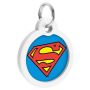 Collar WauDog Smart ID Zawieszka z QR-paszportem okrągła 3cm superman bohater - 4