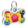 Collar WauDog Smart ID Zawieszka z QR-paszportem kość 4x3cm futrzane potwory - 4