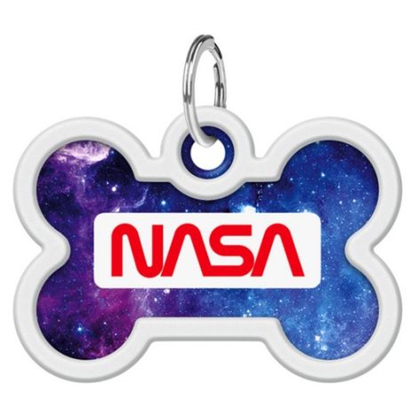 Collar WauDog Smart ID Zawieszka z QR-paszportem kość 4x3cm NASA21 - 2
