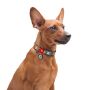 Collar WauDog Nylon Obroża nylonowa z QR-paszportem, plastikowy fastex, wzór AWOKADO NA RÓŻU, S 15mm/25-35cm - 4