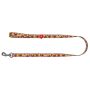 Collar WauDog Nylon Smycz nylonowa M 20mm/200cm, wzór AWOKADO NA RÓŻU - 2