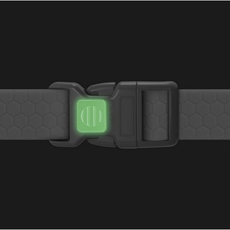 Collar Waterproof Obroża wodoodporna z QR-paszportem, plastikowy fastex, M 20mm/28-40cm czerwona - 3