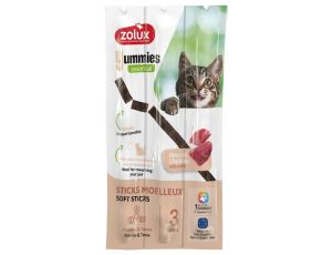 Zolux Yummies Miękki przysmak dla kota - Pałeczki Jagnięcina & Ryż 3x5g