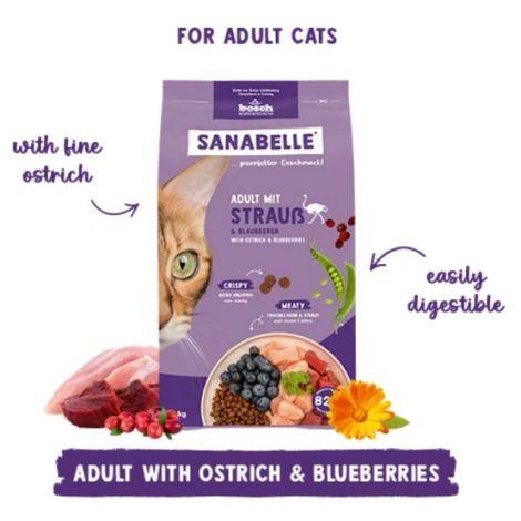 Sanabelle Adult Strauss - ze strusiem 400g - 3